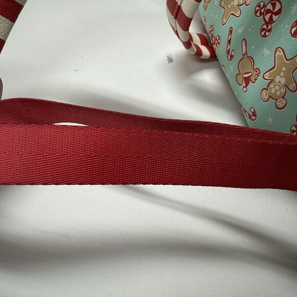 Disney Parks Loungefly Peppermint Gingerbread Candy Cane Mini Backpack Holiday